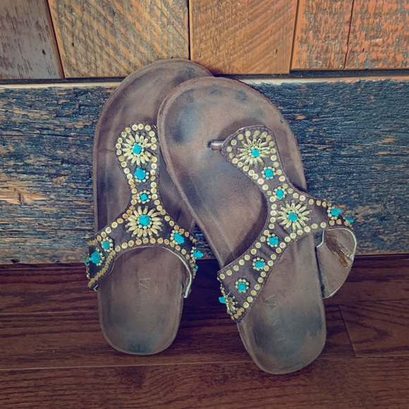 La senza beaded sandals